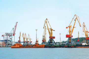 Fototapeta na wymiar Freight port