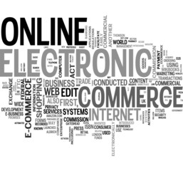 E-Commerce word cloud