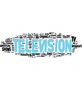 Television word cloud