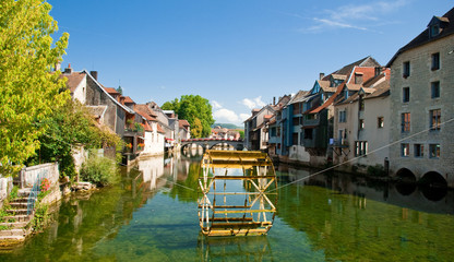 Fototapeta na wymiar Ornans, Franche-Comté
