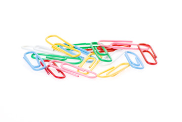 Naklejka premium Paperclips