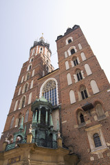 Mariacki church in Cracov, ancient capitol of Poland