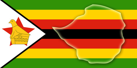 zimbabwe, simbabwe, flag, flagge, shape