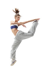 jumping dancer