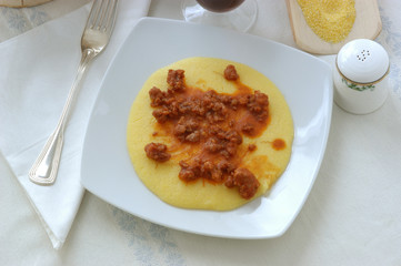 Polenta alla romagnola - Primi piatti Emilia Romagna
