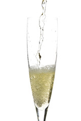 Champagne glass celebration