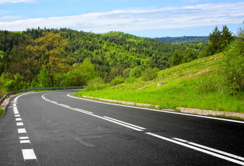 Road in the mountain