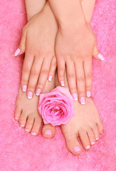 foot massage and herbal therapy