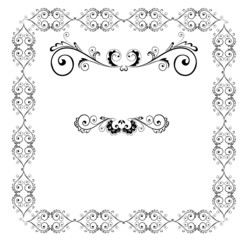 Decorative black border