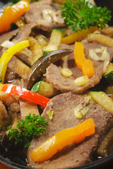 Japanese Cuisine - Beef with Vegetables