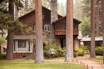 Classic Vintage Log Cabin