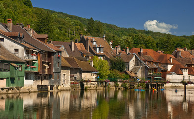 Fototapeta na wymiar Ornans, Franche-Comté