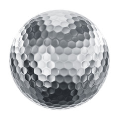 Golfball in silver