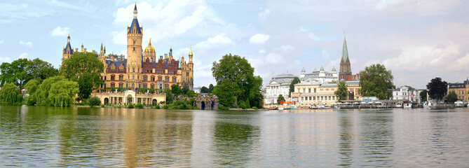 Fototapeta na wymiar Schwerin, Panorama