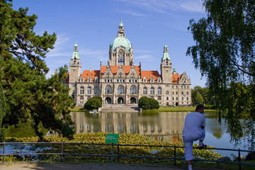 Naklejka premium Rathaus Hannover