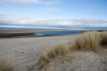 Nairn Beach the highlands in Scotland