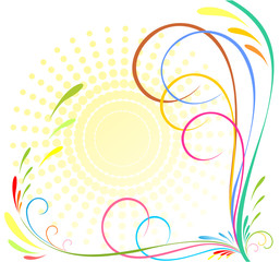 Abstract colorful background