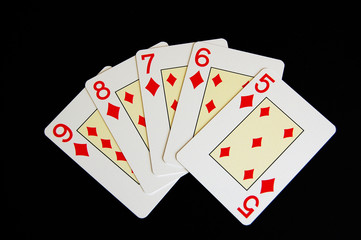 Obraz premium Straight Flush