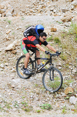 Naklejka premium mountain bike