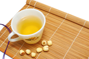 Green tea with Chinese alternative medicine