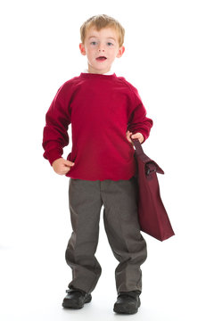 School boy in uniform
