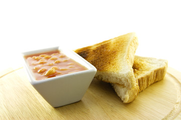 Cooked Breakfast Items on a Plate