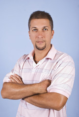 Portrait of mid adult man with beard