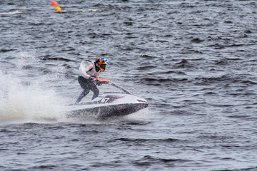 Jet ski competition in Riga