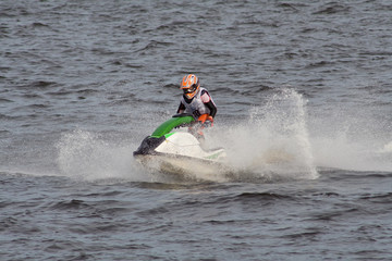 Jet ski competition in Riga