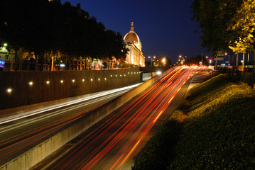 Fototapeta na wymiar Quai du Rhône, Lyon, Francja