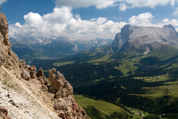 Fototapeta premium Seiser Alm in Südtirol