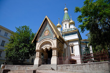 Fototapeta na wymiar Rosyjski Kościół S Nicholas bułgaria
