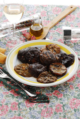 Cappelle di funghi grigliate - Antipasti del Veneto
