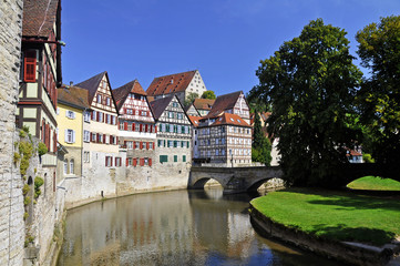 Obraz premium Altstadt von Schwäbisch Hall am Kocher
