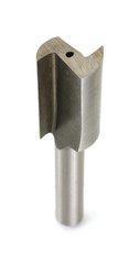 Large half inch wide straight cut router bit