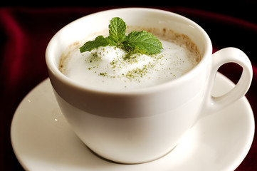 Cappuccino of Yegu & Fresh duck Liver soup