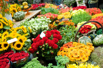 Schnittblumen, Blumenmarkt
