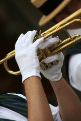 trumpet player
