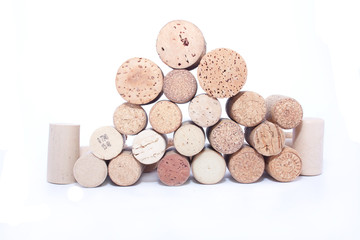 Wine corks as farmer wine warehouse.