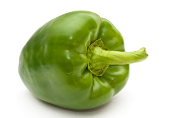 Green sweet pepper.