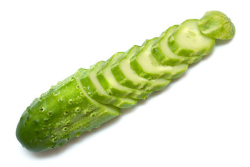 cut cucumber