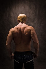 Fototapeta premium Muscular bodybuilder