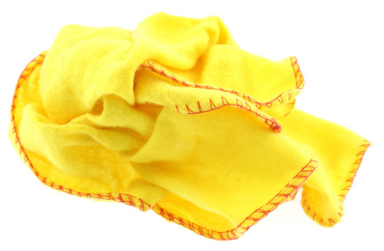 chiffonnette jaune