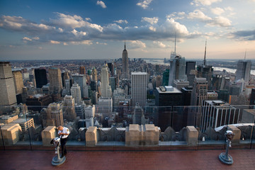 Fototapeta na wymiar Skyline von New York City