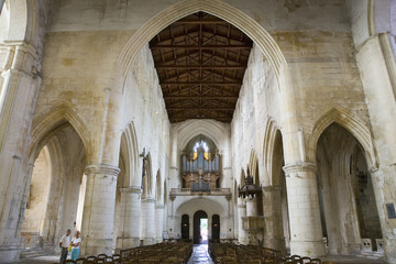 france; charente maritime; saintes : cathédrâle saint pierre