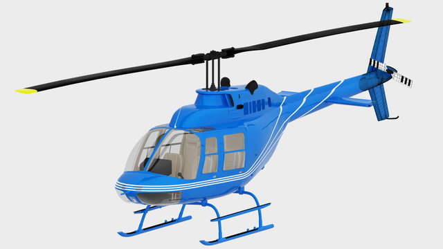 helicopter with superimposed wire frame step by step (1080p)