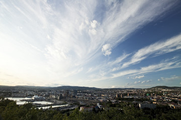 Blick auf Oslo, Norwegen