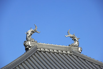 Obraz premium 瓦と鯱