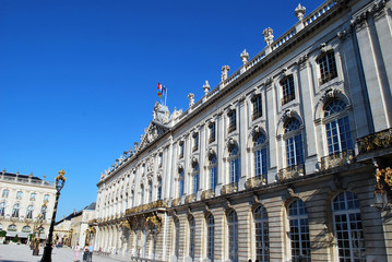 Fototapeta na wymiar A Nancy, l'Hôtel de Ville