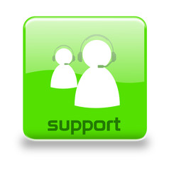 Button Support grün